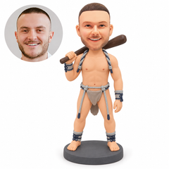 Custom bobblehead figure MGA-AC1630 soft clay model with real photo
