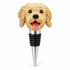 custom pet head wine bottle stopper