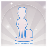 fully custom single bobblehead with a small background