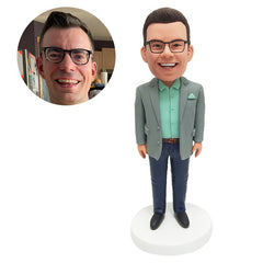 personalised boss bobble head figurine