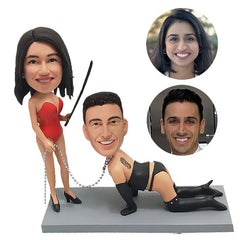 custom made bobble heads figures funny sexy couple