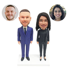 customized bobbleheads figures company colleagues staffs figurines