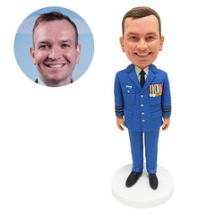 custom made bobble head navy air force army military officer