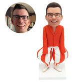 personalized bobblehead clown circus figure