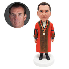 personalized bobblehead figure councillor in robe