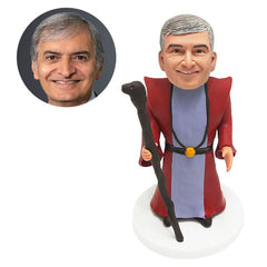 customized bobblehead figure pharaoh holding a staff