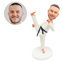 customized bobblehead figure man jiu jitsu judo taekwondo karate