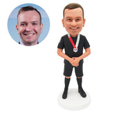 customized bobblehead fitness bodybuilding male champion