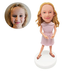 personalized ballet dancer bobble head cute girl dancing