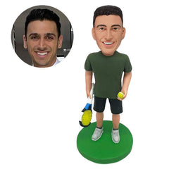 customised tennis player bobblehead figure