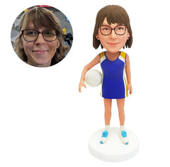 custom made volleyball bobblehead figurine