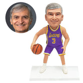 customised bobblehead figure basketball dribbler