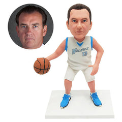 customised bobble head figure basketball player
