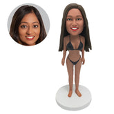 personalised bobble head figure sexy lady in underwear