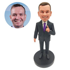 custom made bobble head figure wedding groom groomsman