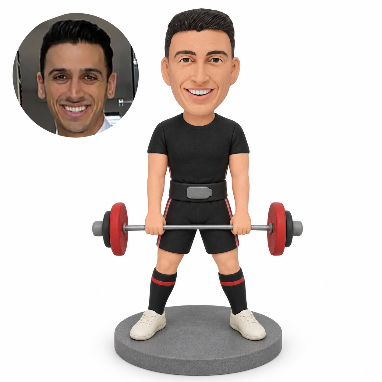 MGA-AC1633 custom soft clay bobblehead figure