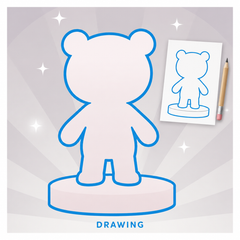 fully custom animal or mascot bobblehead from your drawing