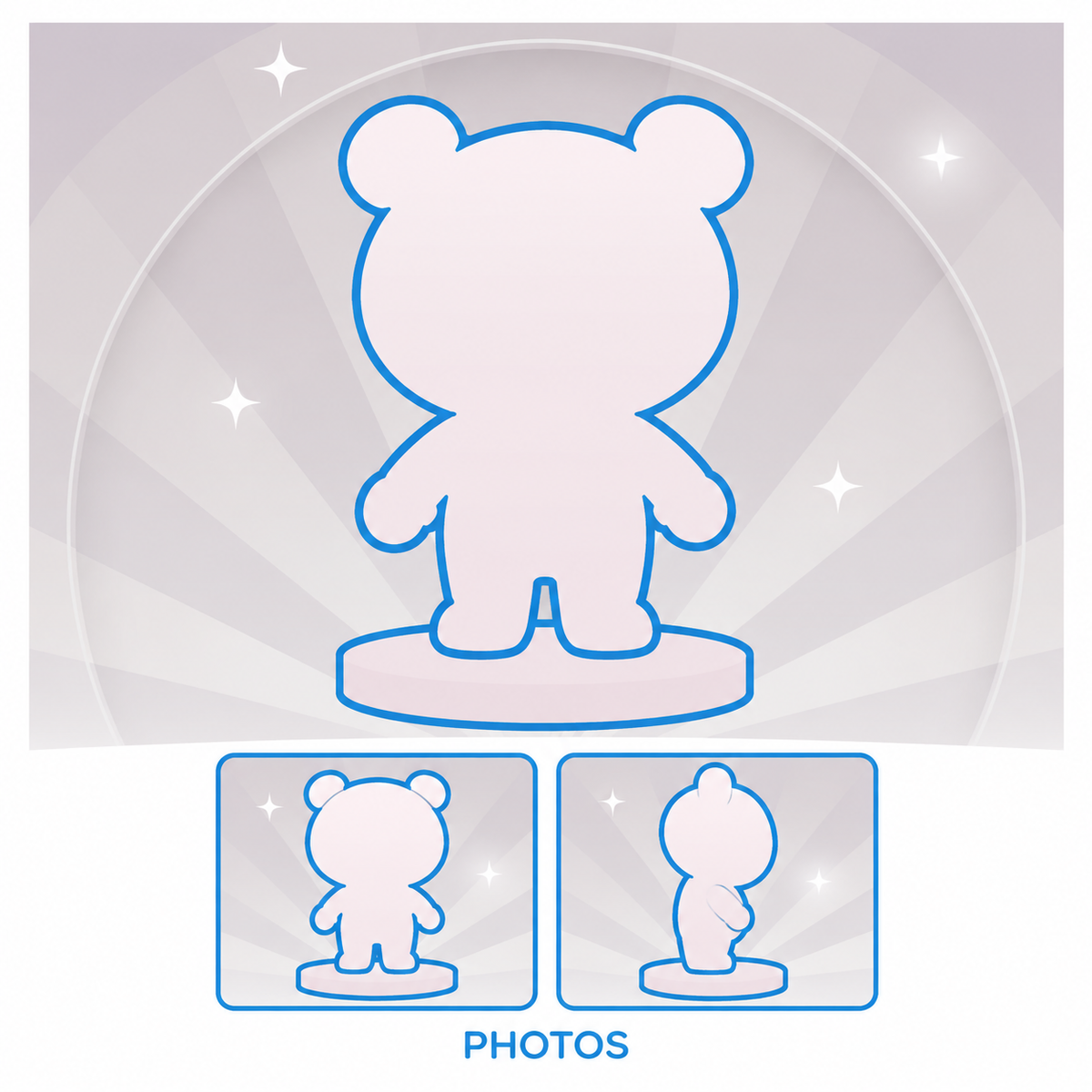 fully custom mascot bobblehead from your reference pictures