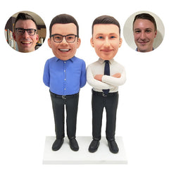 personalized bobbleheads business partners bosses figurines