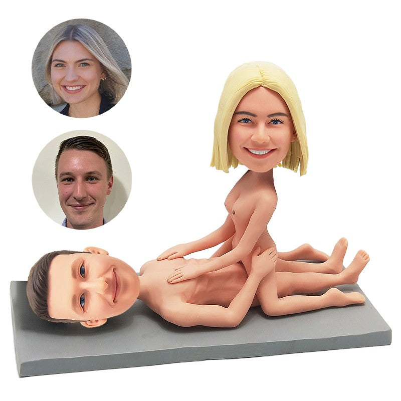customized bobble head figure sexy couple