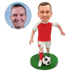 custom bobblehead figure soccer player